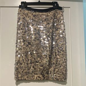 JCrew Sequin Holiday Skirt